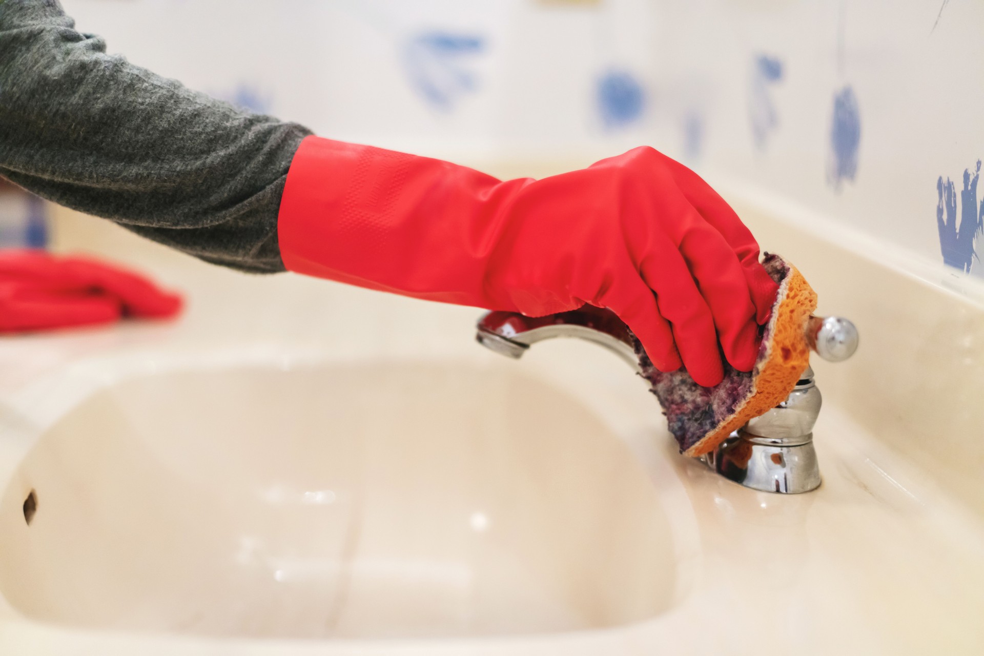Home Disinfecting and Cleaning During Infectious Disease Pandemic Image Series